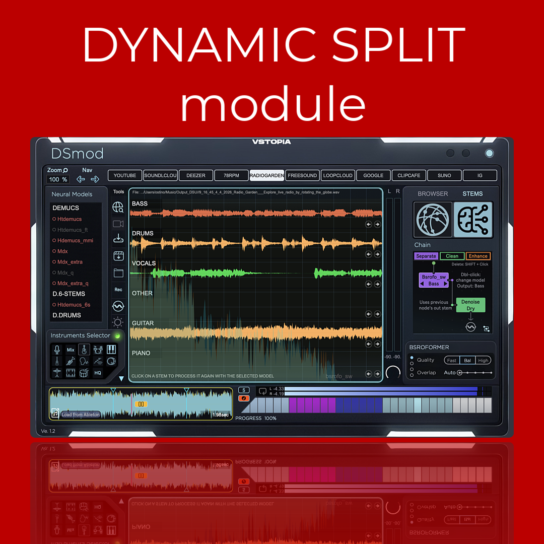 DYNAMIC SPLIT module - Max for Live Device for Ableton Live